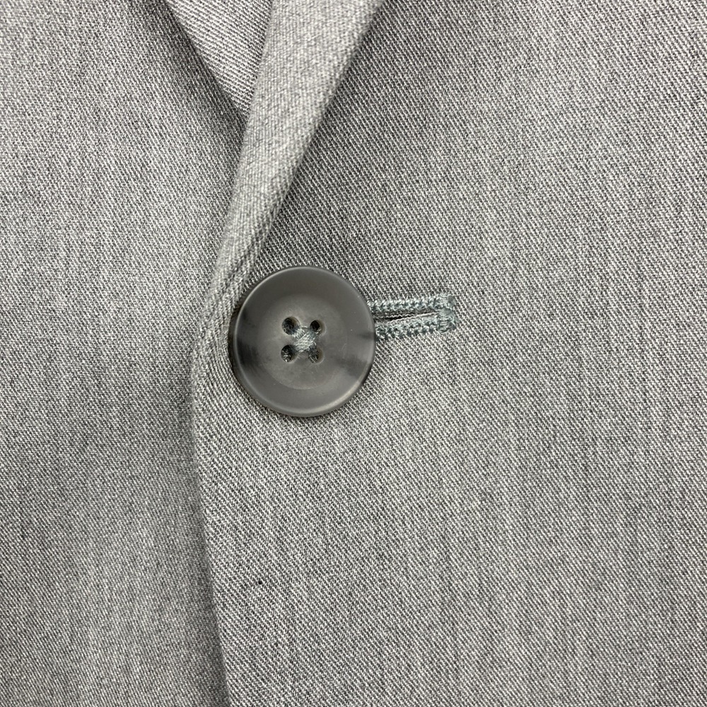 Kenneth‎ Cole Mens Suit Jacket Blazer 44S Light Grey Solid Stretch F01042 - Picture 11 of 14